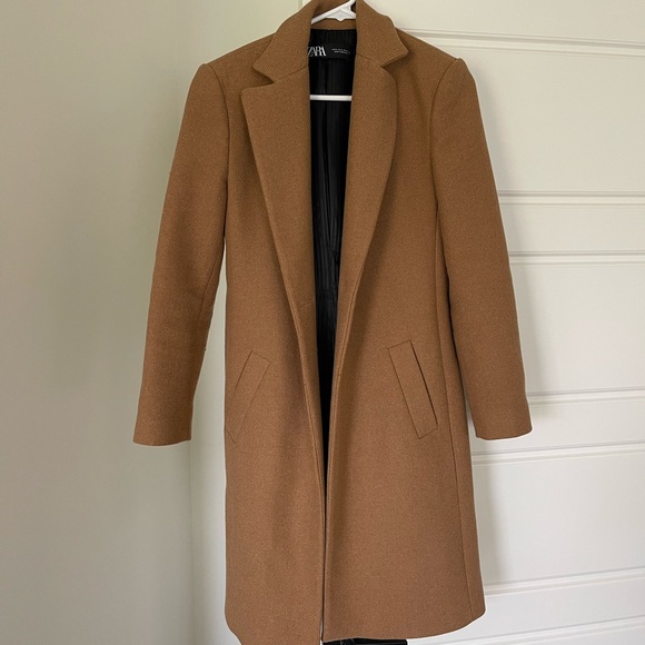 Zara Jackets & Coats Zara Brown Coat Poshmark